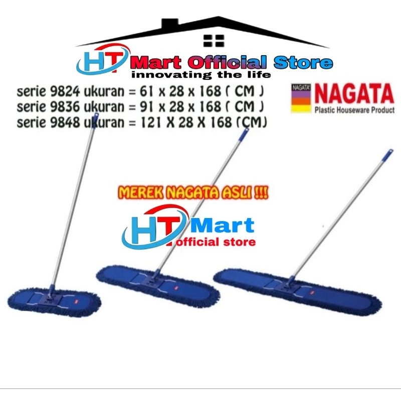 HT mart - Pel Lobby NAGATA lobby duster exclusive alat pel dorong