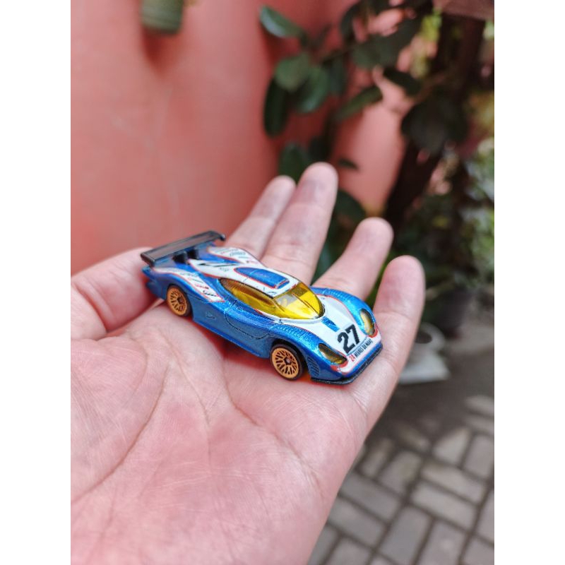 Diecast Hotwheels Porsche 911 GT1-98 World Racer Gift Pack Loose Hot Wheels Rare VHTF