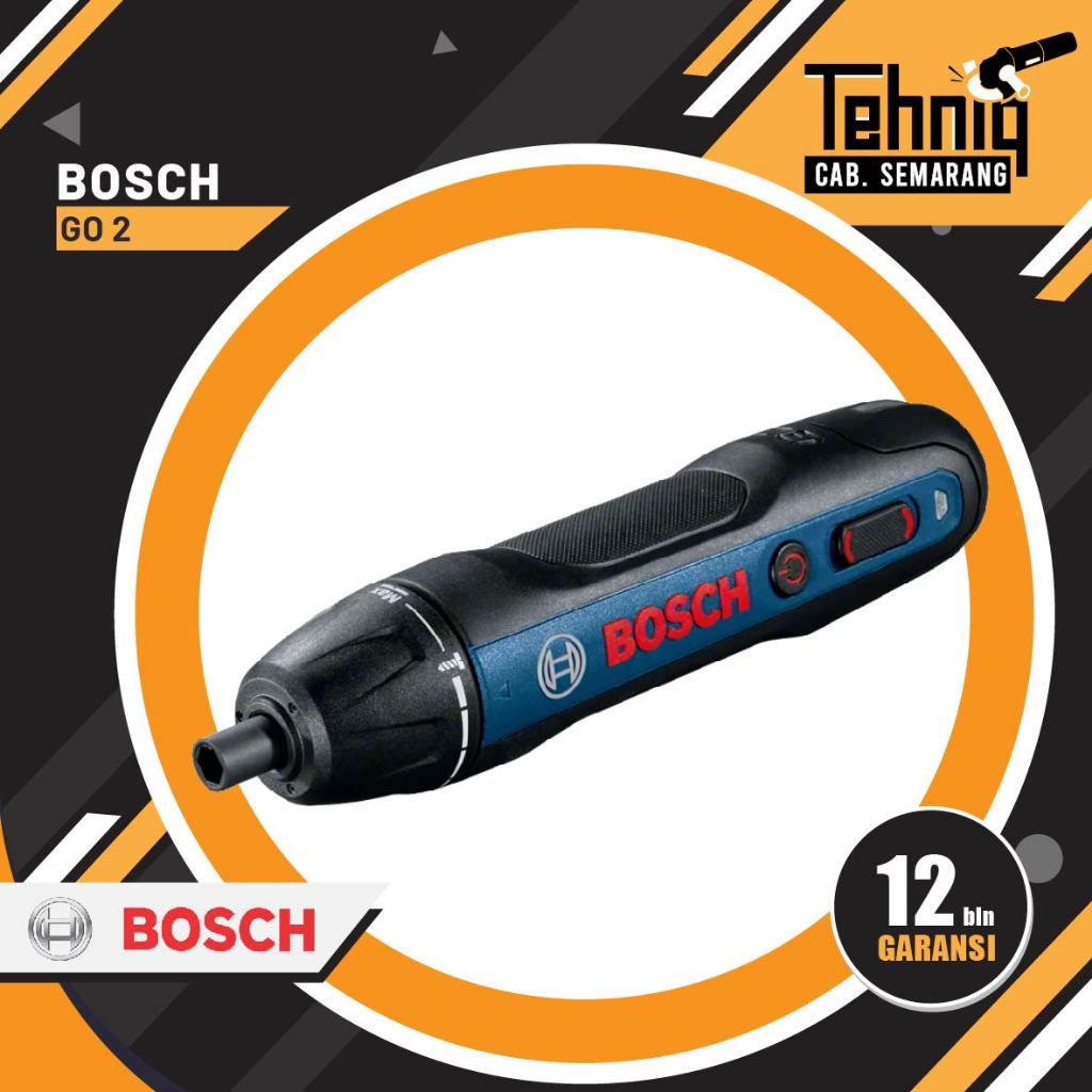 Bosch Cordless Screwdriver Bosch Go 2 / Bor Sekrup Baterai Bosch Go Gen 2