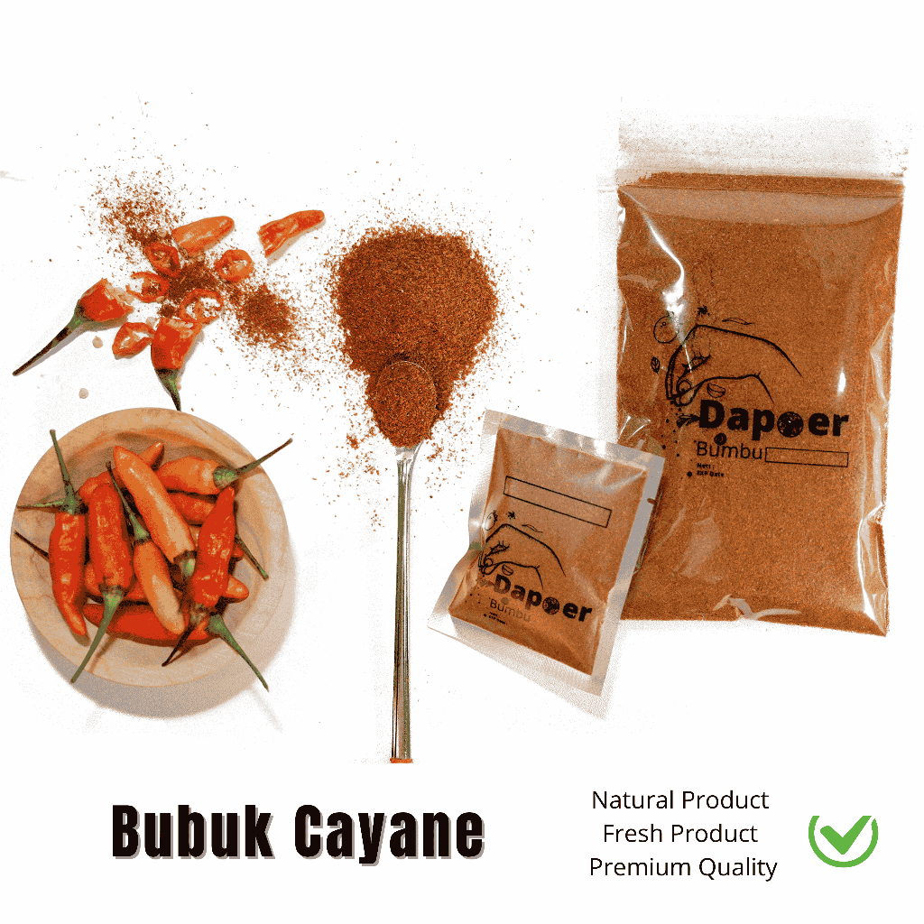

Bubuk Cabai Cayenne Pepper Powder 100gr - Pedas Mantap, Bumbu Serbaguna, Bumbu Masakan | Dapoerbumbu Nusantara