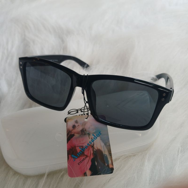 KACAMATA HITAM,lensa ASLI KACA