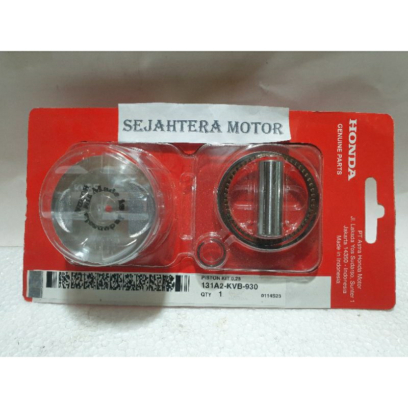 Piston KIT asli HONDA VARIO 131A1-KVB-930, 131A2-KVB-930, 131A3-KVB-930, 131A4-KVB-930, 131A5-KVB-93