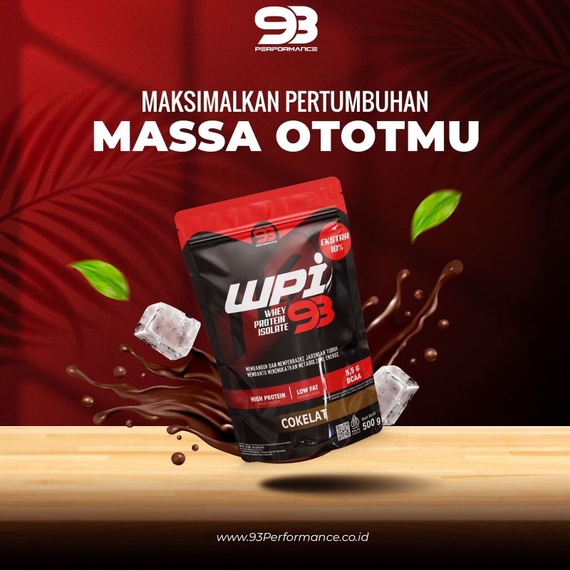 

WHEY PROTEIN ISOLATE WPI 93 ALT WPI 90 500GR rasa PLAIN / COKLAT
