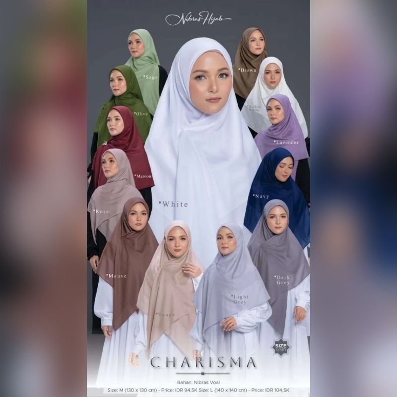 Hijab Segiempat Nibras Hijab Charisma