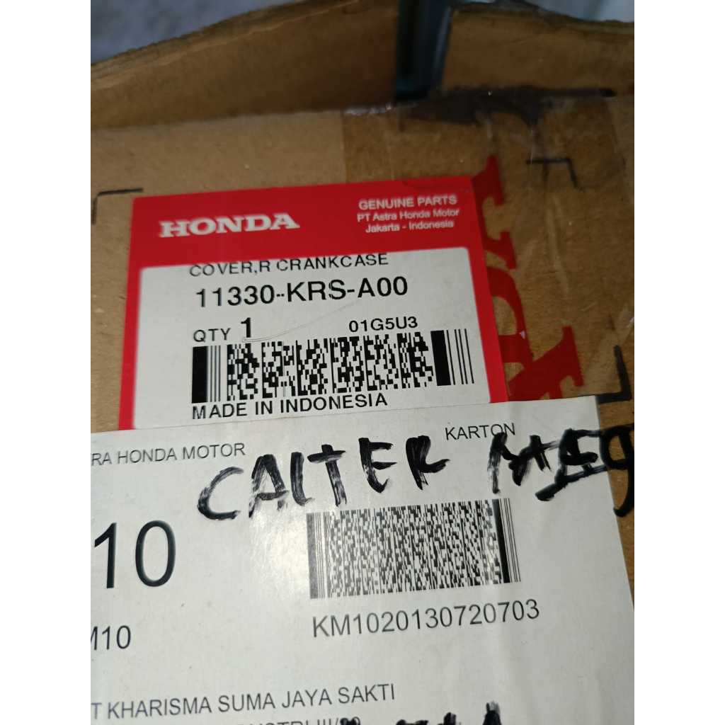 Bak Kopling Kanan R Crank Case Hitam Honda Supra Fit New Revo 100 Legenda Original AHM 11330 KRS A00