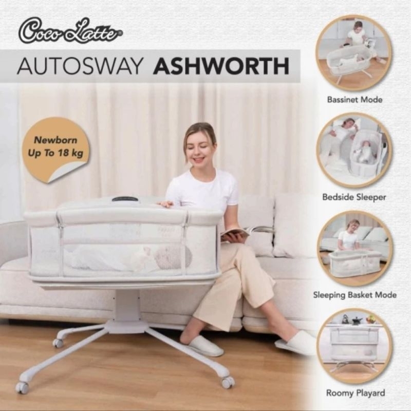 Cocolatte Autosway Ashworth / Tempat Tidur Bayi / Box Bayi