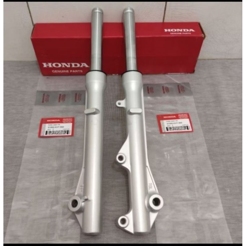 SHOCK DEPAN SCOOPY KARBU SCOOPY KARBU SEPASANG SILVER