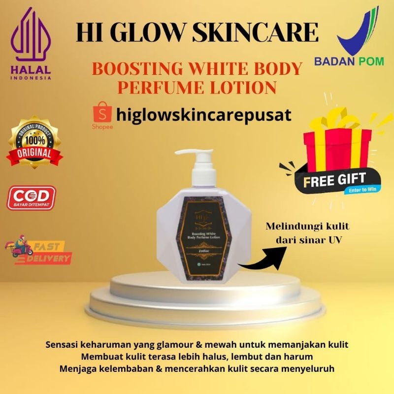 Lotion Boosting White Body Perfume/ Lotion day parfum /Lotion plus parfum/memutihkan/wangi tahan lam