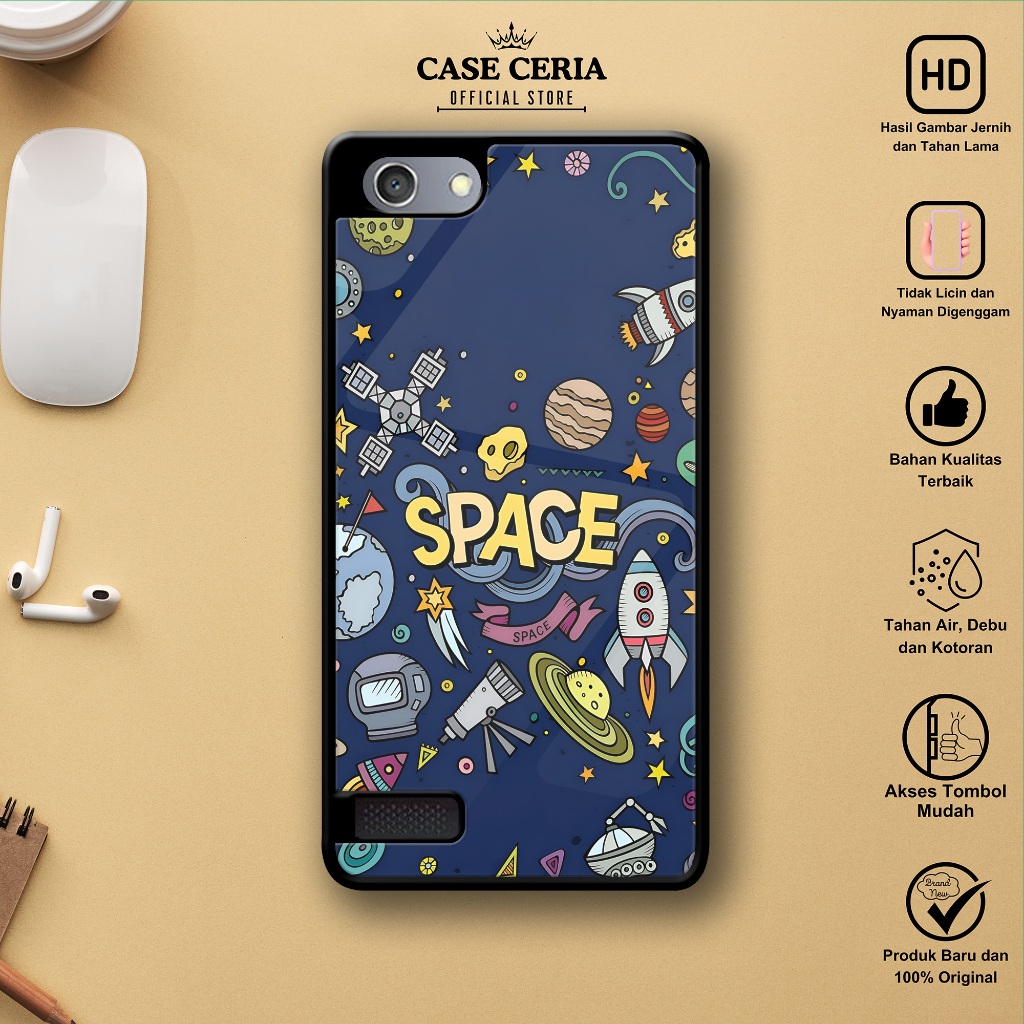 Case Oppo Neo 7 / Oppo A33W - Casing Oppo Neo 7 / Oppo A33W ( SPACE ) - Silikon Case – Kesing HP