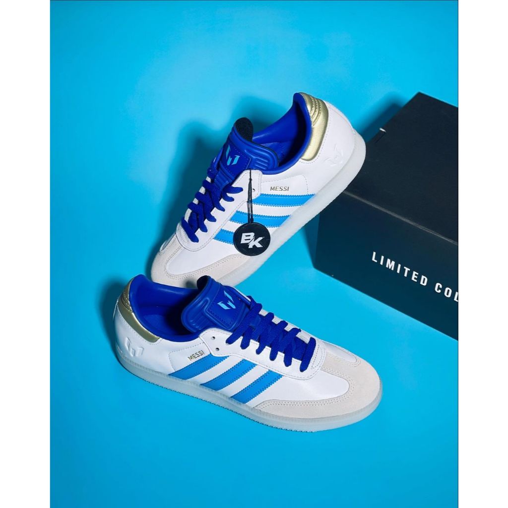 ADIDAS SAMBA INDOOR BLUE X MESSI