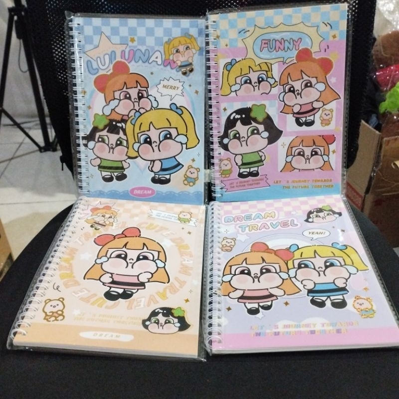 

buku tulis spiral cry baby