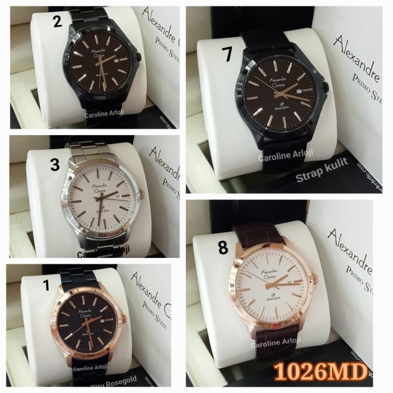 JAM TANGAN PRIA ALEXANDRE CHRISTIE AC1026MD