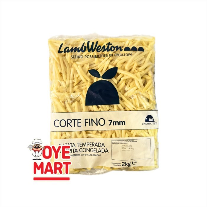 

LAMBWESTON SHOESTRING 7/7 2KG / FRENCH FRIES / KENTANG GORENG BEKU
