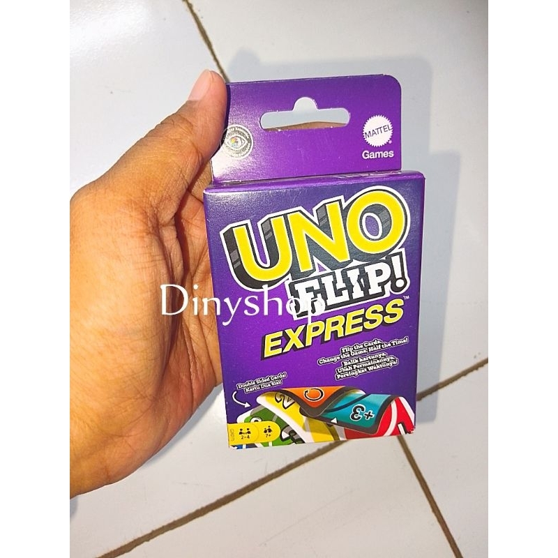 Uno Flip Express Kartu Permainan/ORIGINAL/pcs(Dinyshop)