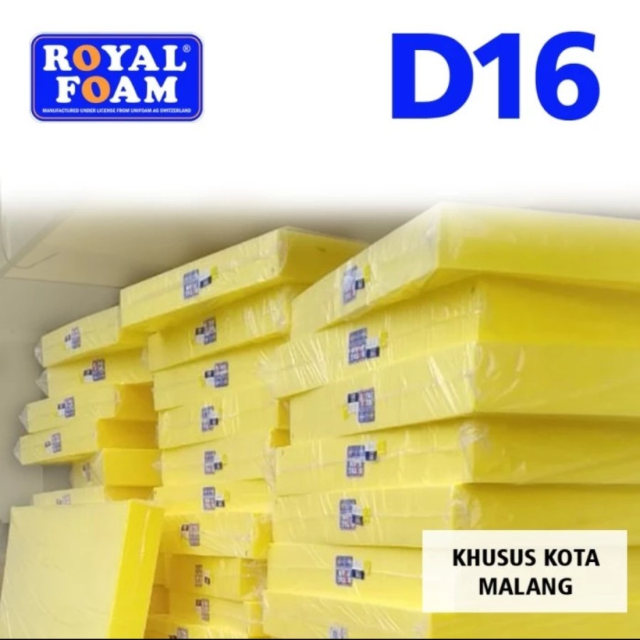 Kasur Busa Kuning Royal Foam Density D16 Tebal 30 cm