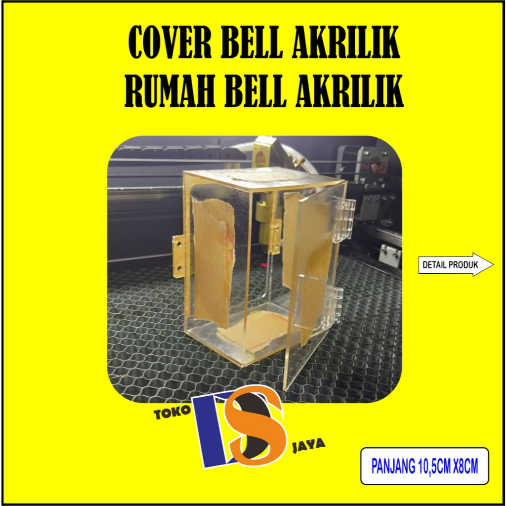 RUMAH BELL AKRILIK WATERPROOF COVER BELL ACRYLIC CASE BELL AKRILIK AESTHETIC