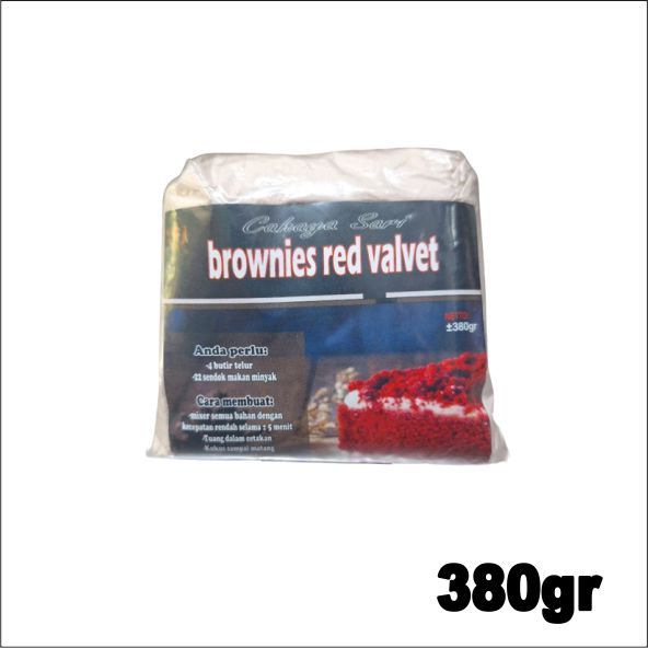 

ADONAN INSTAN PRAKTIS BROWNIES RED VELVET CAHAYA SARI - 380 GRAM