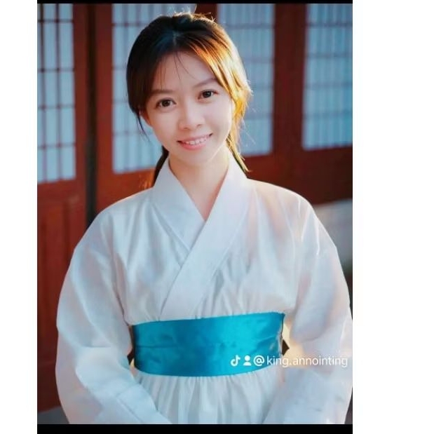 WHITE HANBOK DRESS MODERN