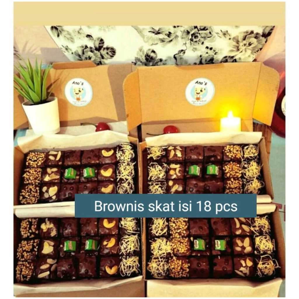

Fres Brownies coklat dark original 20x10