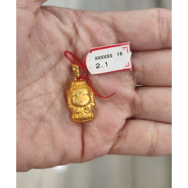Liontin emas 70 budha