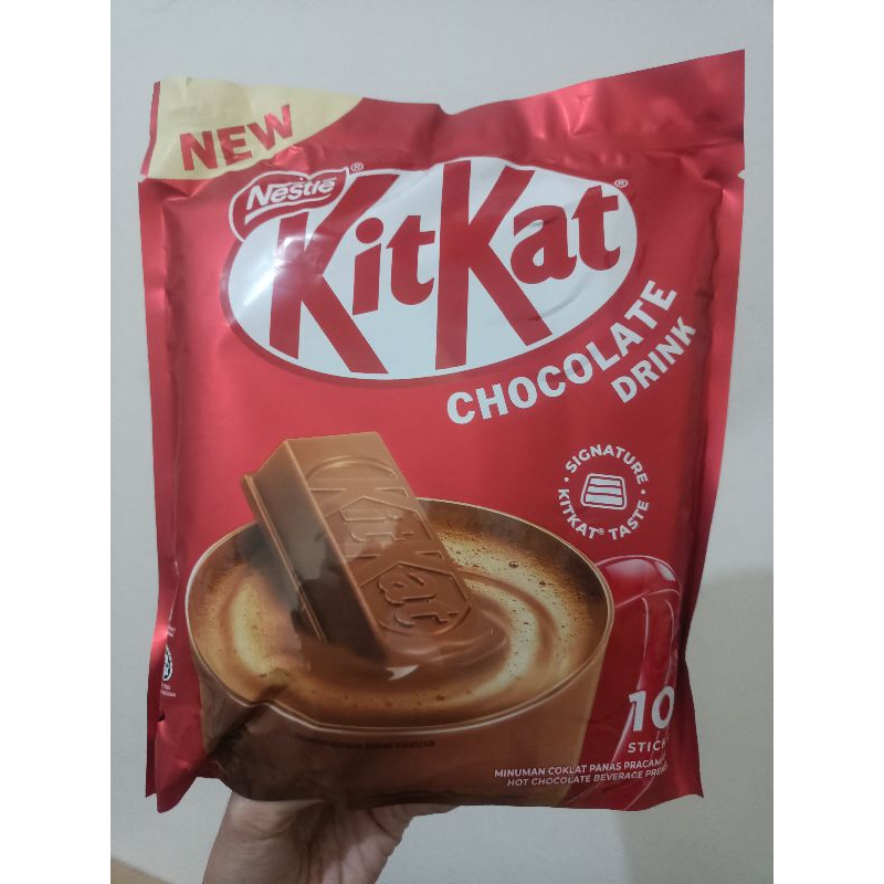 

MINUMAN SACHET KITKAT CHOCOLATE DRINK MALAYSIA ISI 10PCS