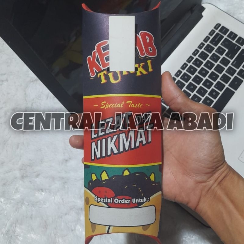 

50 LEMBAR KERTAS KEBAB TARIKAN UKURAN 24 × 9,2 HIGH QUALITY KOTAK DUS KEMASAN KEBAB PRODUK TERBARU SERI J