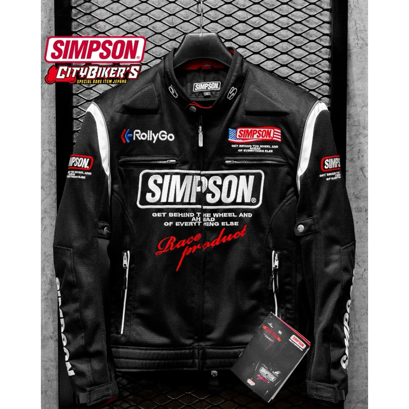 Simpson jacket NSM2202 Black white / Second ex owner