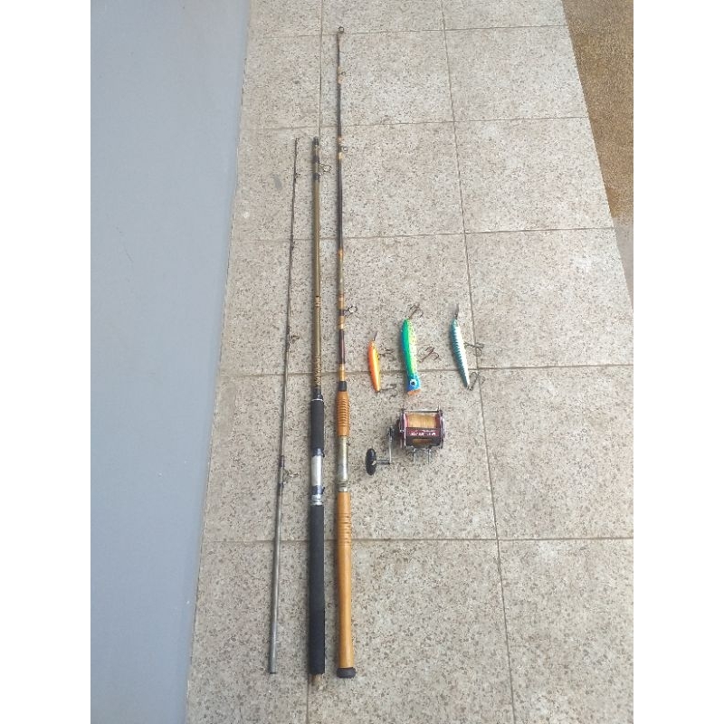 pancingan 1 set reel PENN senator 4/0 special senator 113 HLW bekas pakai terawat.