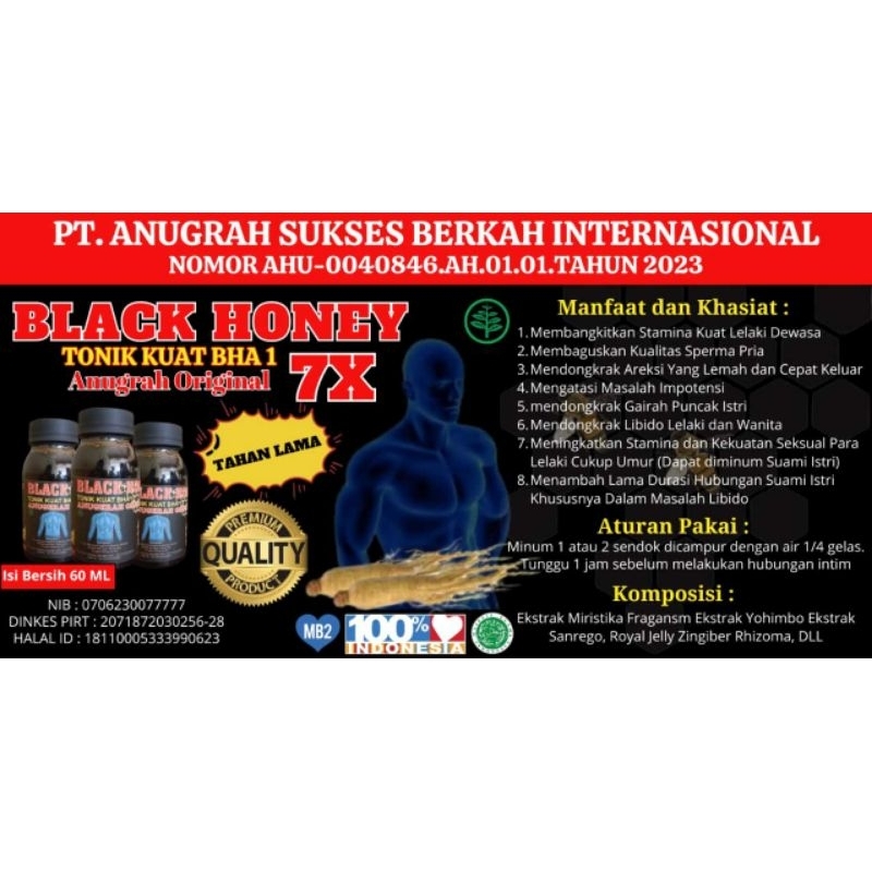 

obat kuat 100% asli terbukti blackhoney