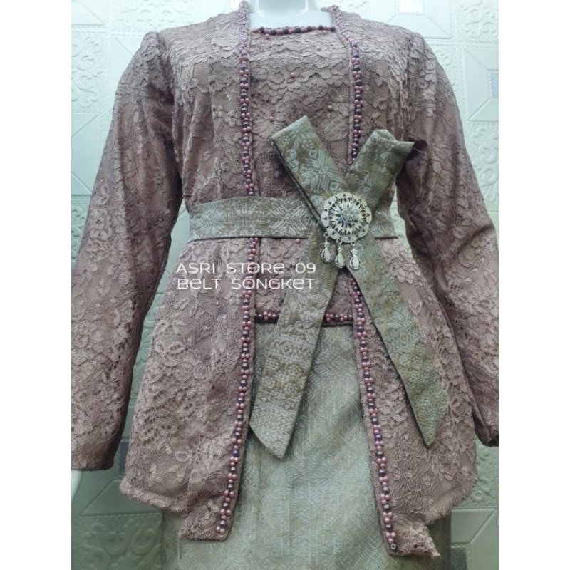 belt songket/ikat pinggang songket/pita songket kebaya/ sabuk kebaya