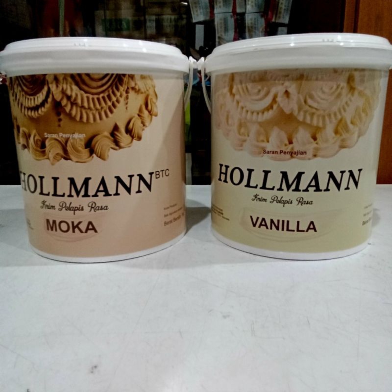 

HOLLMAN BUTTER CREAM 1KG ( VANILA & MOKA) BUTTER CREAM SIAP PAKAI