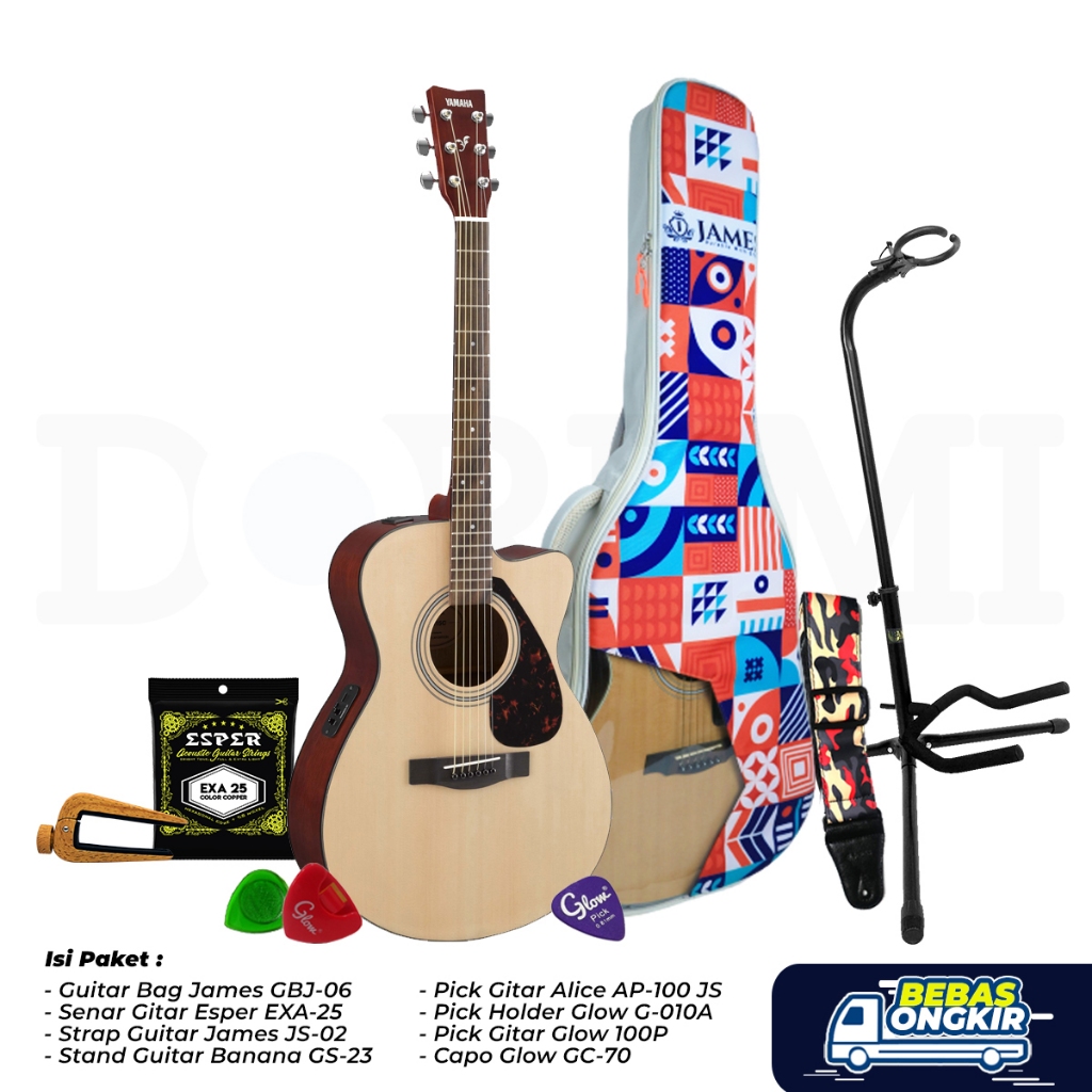 Paket Fancy Yamaha Akustik Elektrik FSX315C / FSX-315C / FSX 315 C