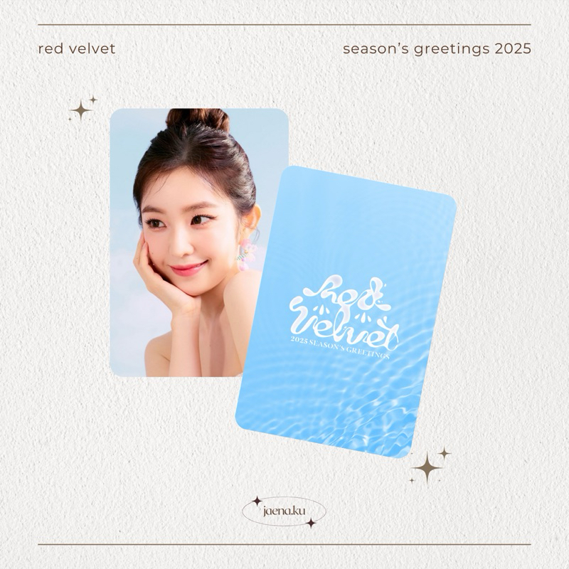 [RED VELVET] PHOTOCARD SEASON’S GREETING 2025 IRENE SEULGI WENDY JOY YERI