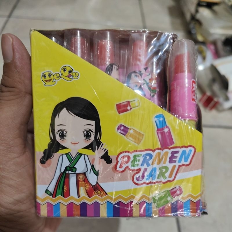 

30 permen jari box putar permen keras