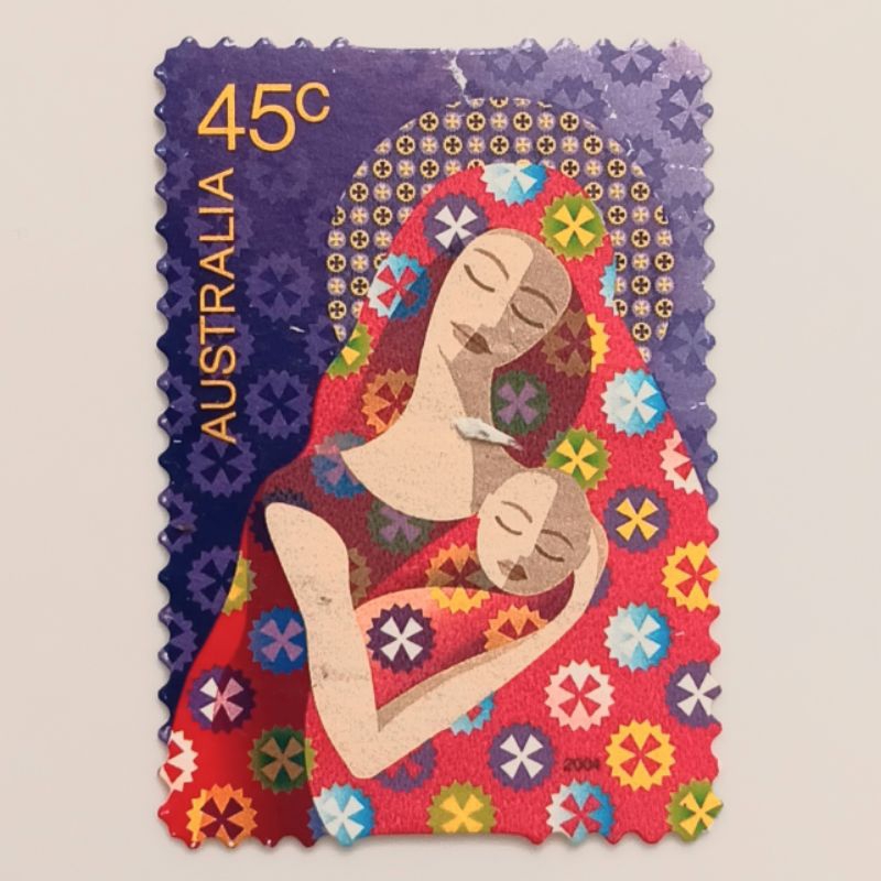 

(AD) Perangko Australia 2004 Christmas 2004 - Mary and Jesus 45 cent Used