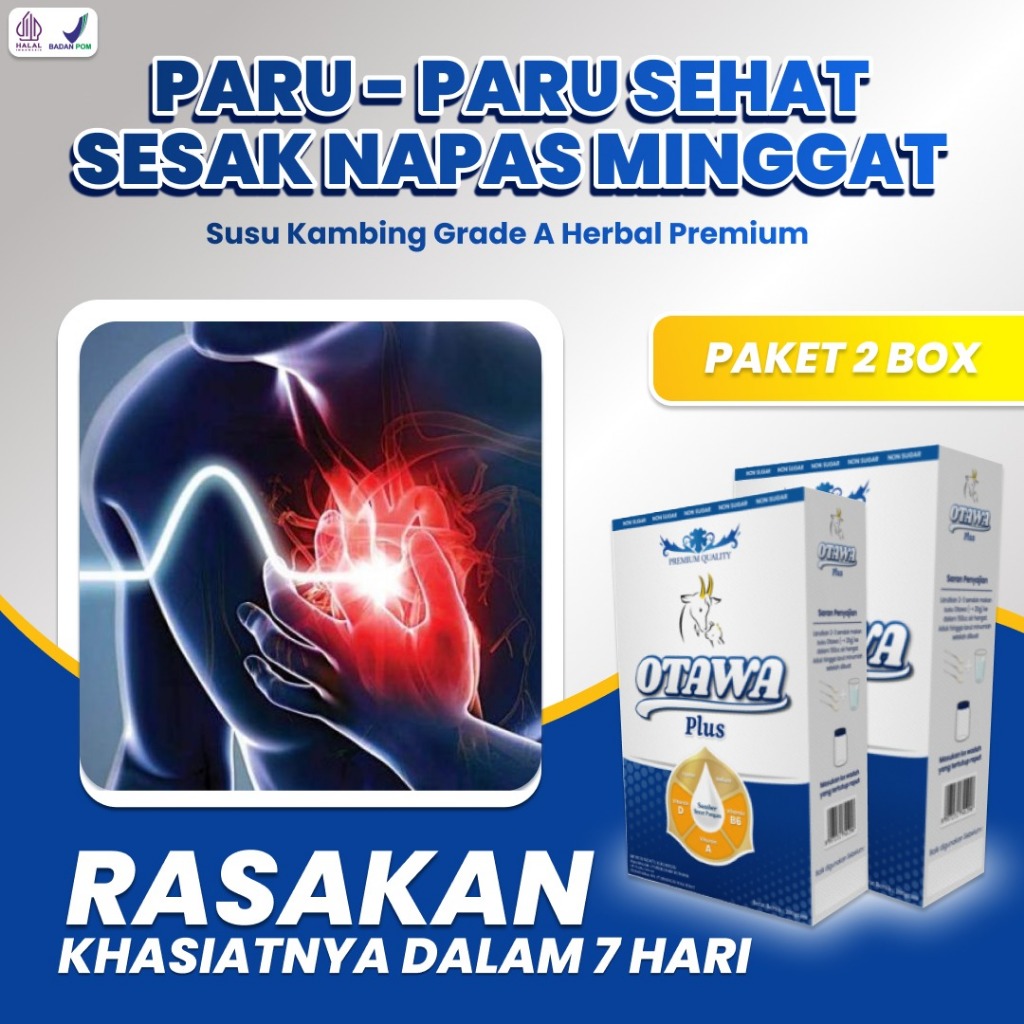 

2 Box Susu Etawa OTAWA Plus: Lezat dan Bermanfaat untuk Pernapasan Sehat