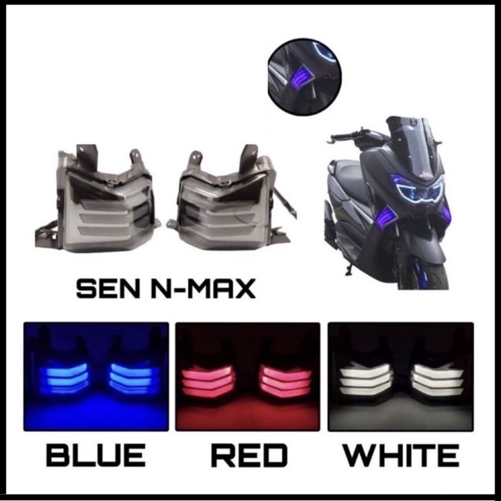 Lampu Sen Nmax Old 2 Mode Lampu Sen Depan LED NMAX 2015-2019 Bisa
