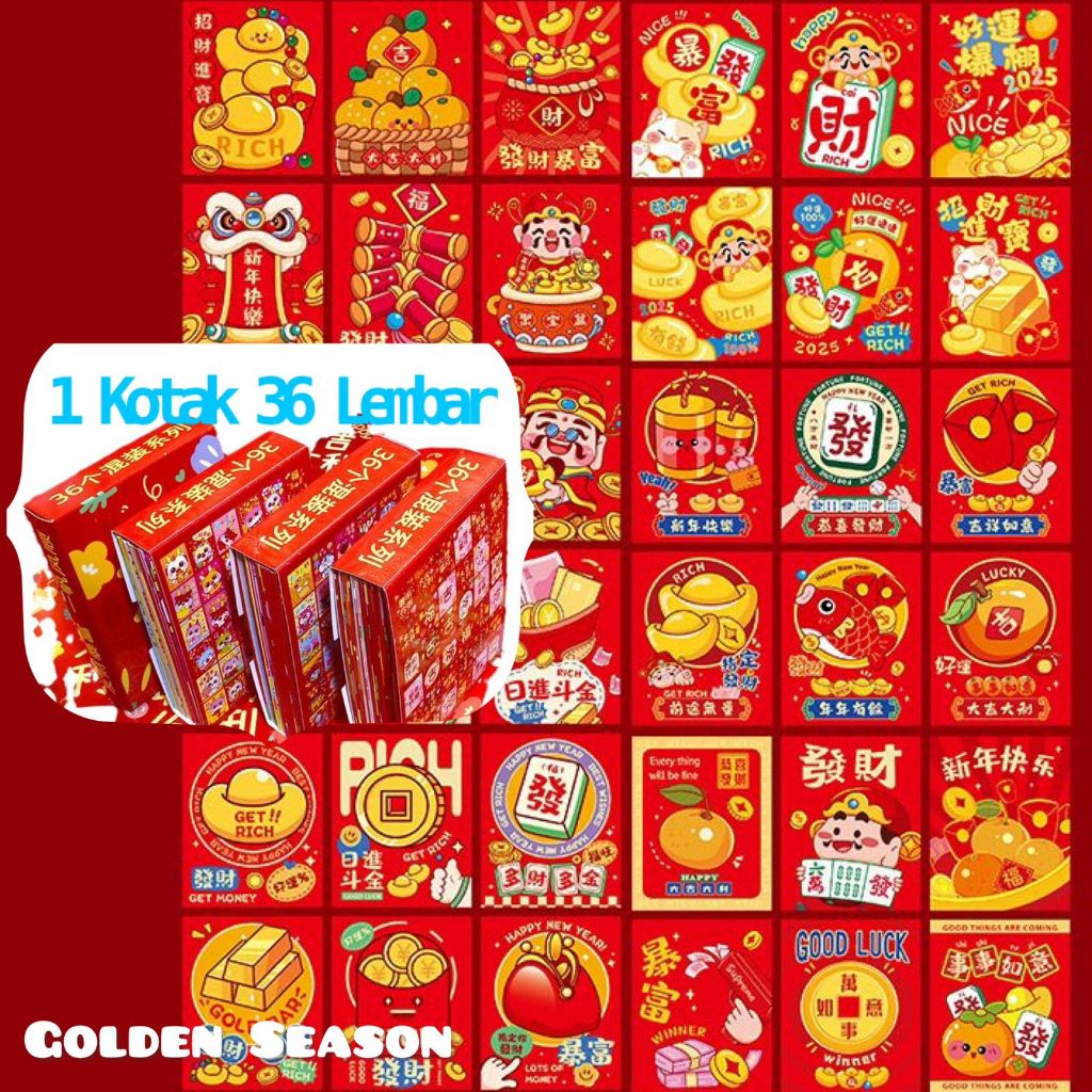 

Sy ANGPAO IMLEK KOTAK ISI 36 GAMBAR LUCU 2025 SHIO ULAR