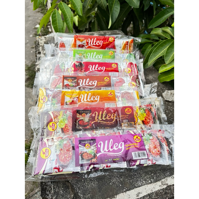 

SAMBEL ULEG INSTANT FINNA 1 Pack isi 10 sachet Semua Varian Lengkap