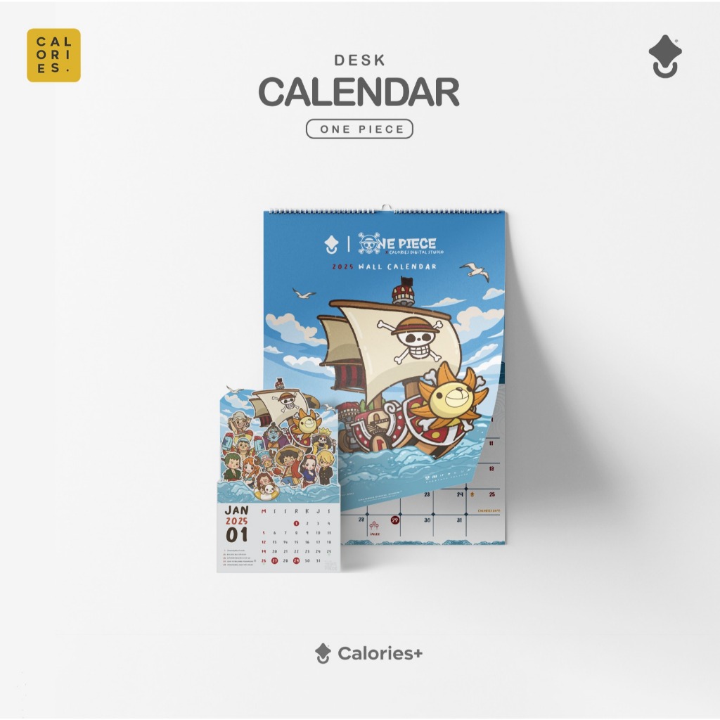 

Calories kalender meja 2025 desk calendar Estetik One Piece lucu mini Desk Wall calendar By ᴄᴀʟᴏʀɪᴇs ᴅɪɢɪᴛᴀʟ sᴛᴜᴅɪᴏ ®#KLOP