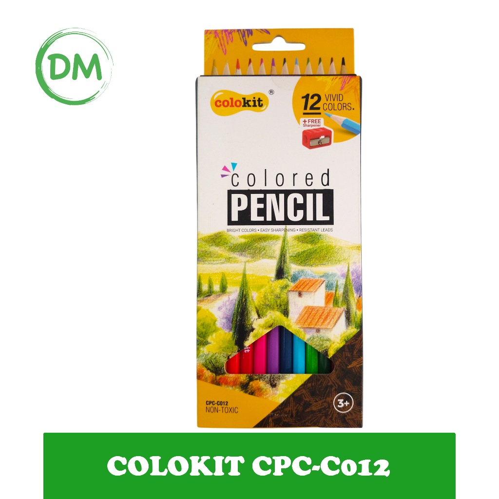 

SATU SET Pensil warna COLOKIT 12 WARNA CPC-C012