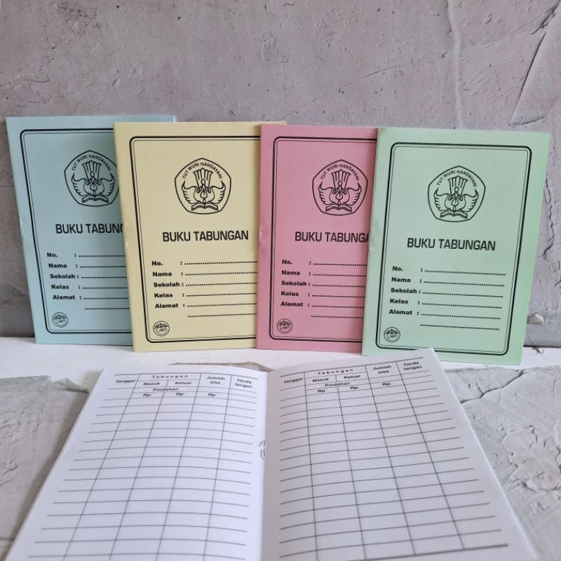 

Mi ( 50 Pcs ) Buku Tabungan