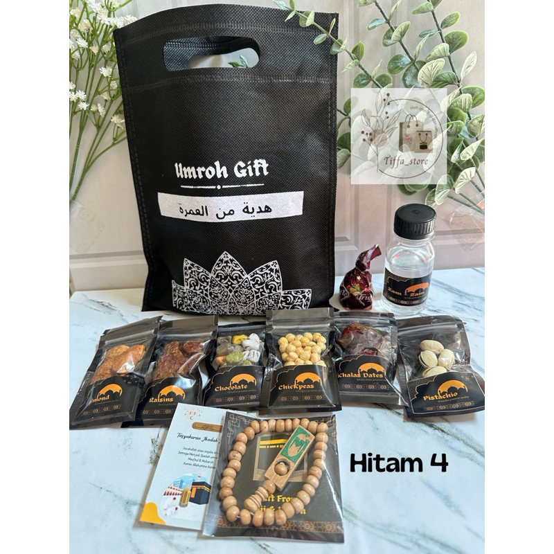

NOB (100pcs) Oleh oleh umroh / Paketan oleh oleh umroh kemasan goodiebag