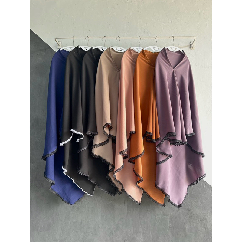 BERGO AIRA PREMIUM FORTALEZA JETBLACK BERGO DAILY KHIMAR DAILY GALERIMUSLIMMKS