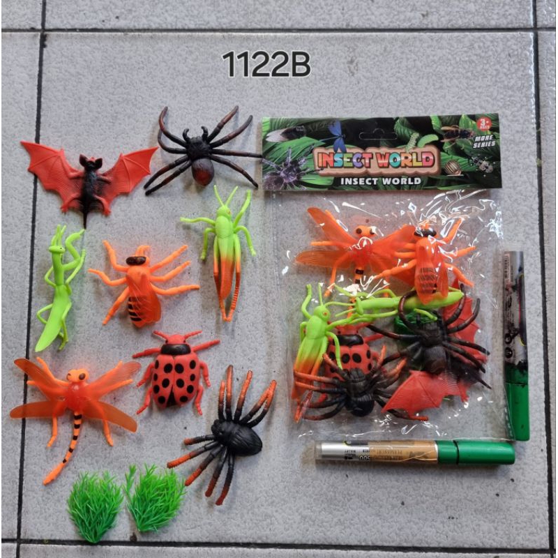 MAINAN ANAK EDUKASI ANIMAL WORLDS//INSECT //NATURAL WORLD//DINO WORLD