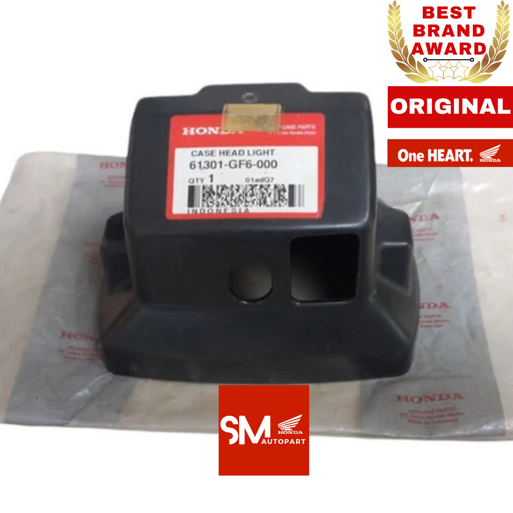 61301-GF6-000 COVER TOTOK BATOK LAMPU REFLEKTOR DEPAN HONDA WIN 100 TUA ORIGINAL AHM
