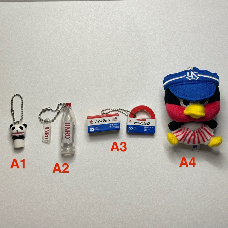 various trinkets gotochi gacha gachapon peko kirby food