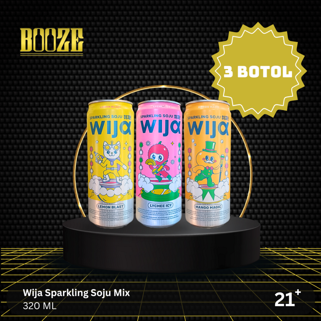 

Wija Sparkling Soju Paket 3 Random Mix