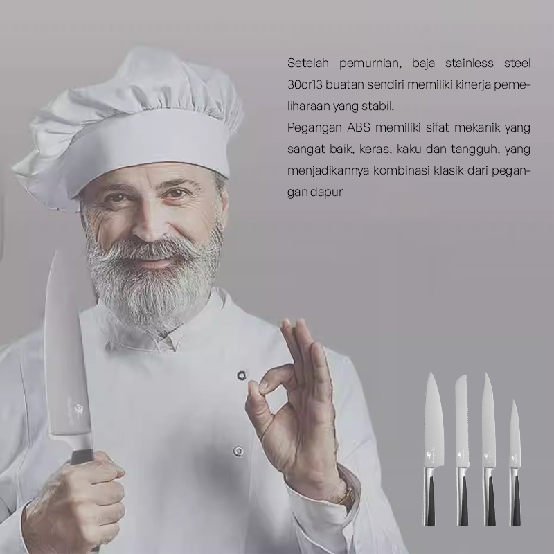 new deals best sale matougui set pisau dapur 7 pcs pisau roti pisau daging pisau tulang pisau buah