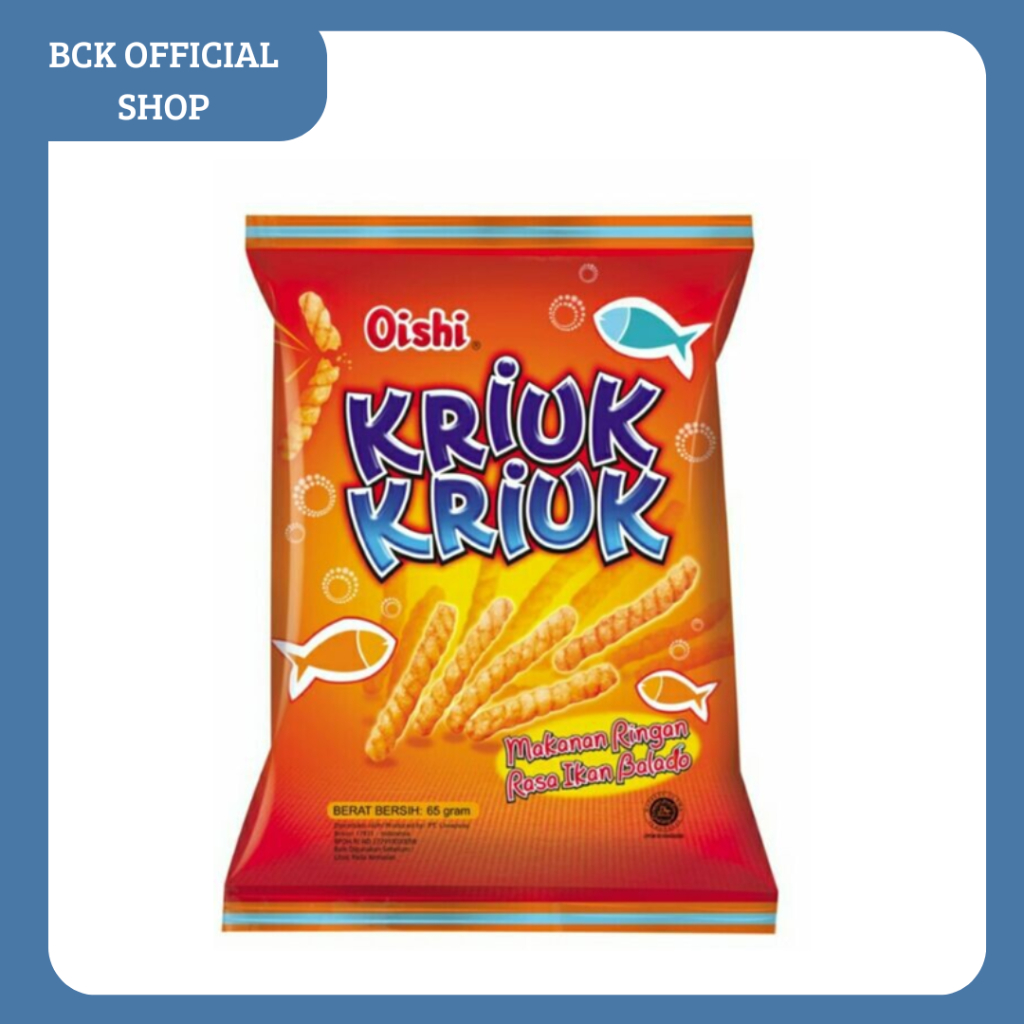 

Oishi Kriuk Kriuk Rasa Ikan Balado 60gr (PCS)